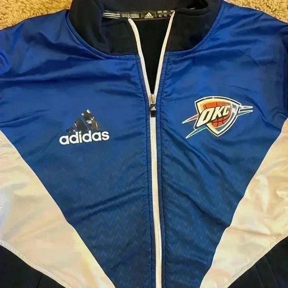 Mens OKC Adidas Jacket Size XL - Picture 2 of 4